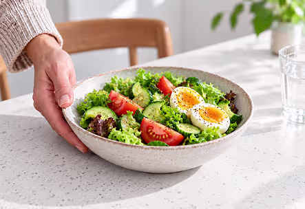 A bowl of fresh food
